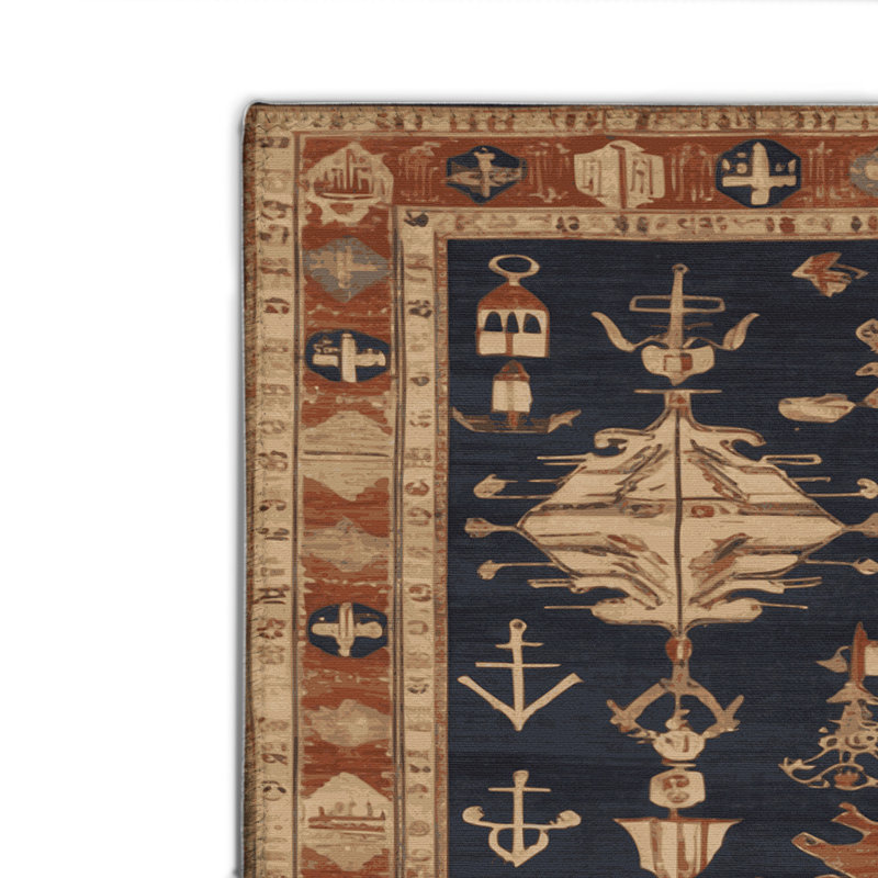 Tapis turc intérieur et extérieur gris, Rectangulaire 8 pi x 10 pi