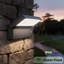 Matte Black 8cm H Integrated LED Outdoor Sconce