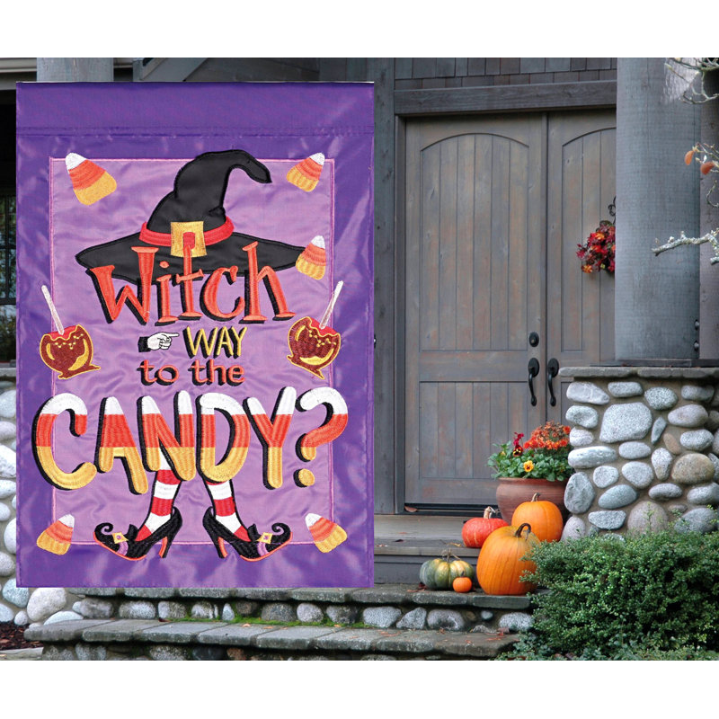Drap de jardin «Witch Way to The Candy»