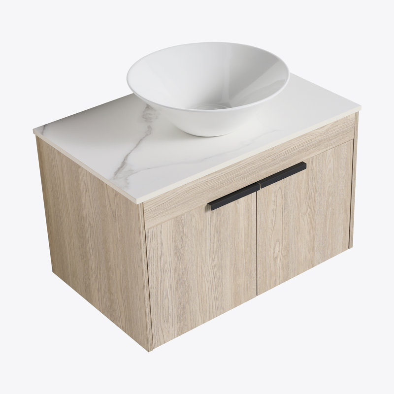 Ensemble de meuble-lavabo moderne 30 po avec lavabo en céramique