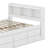 Full Bed With Bookcase Headboard, Drawers And Bed End Storage Case-104370997