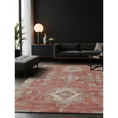 Tapis brun soyeux et moelleux