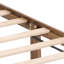 Structure de lit moderne très grand avec tête de lit | Conception robuste en bois renforcé de caoutchouc pour une stabilité accrue et une finition écologique-910131955