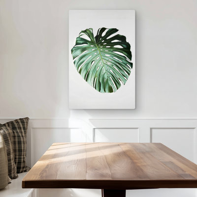 Monstera Leaf Metal Print | Office Leaves Home Decor