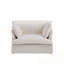 Canapé simple avec coussins décoratifs, assise profonde et large-42467909