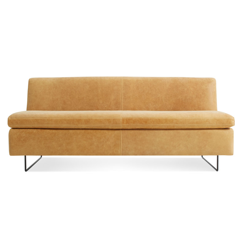 Bonnie And Clyde Sofa, Camel Genuine Leather
