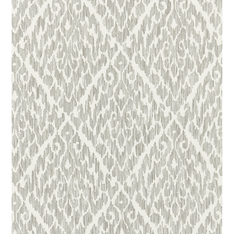 La Boheme Lhasa Ikat Weave Fabric, Greige