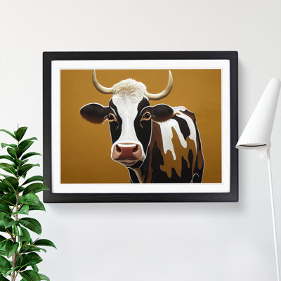 Charming Cow - Single Picture Frame Print