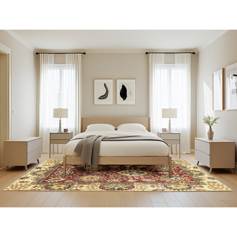 Tapis abstrait moderne 2978, Rectangle de 5 pi x 8 pi