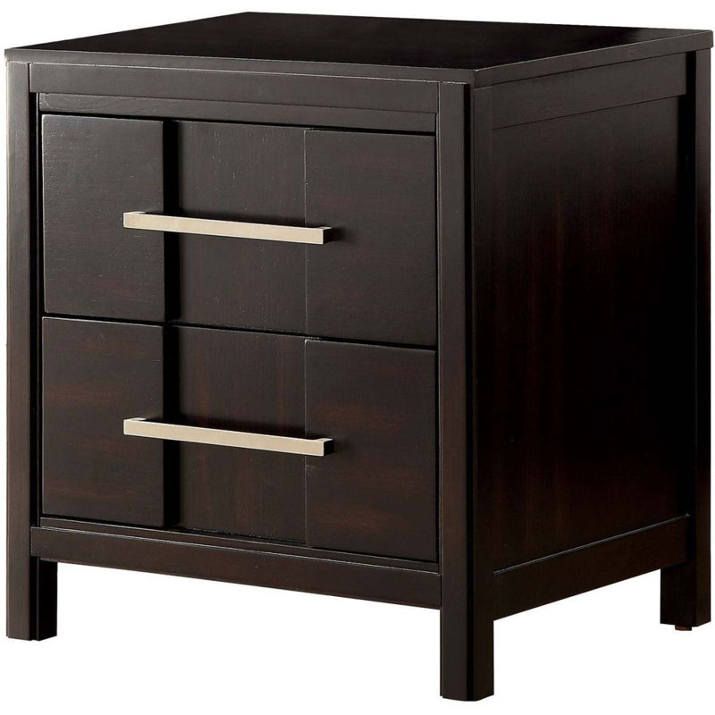 Nightstand For Bedroom, Espresso