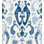 La Boheme Mandalay Ikat Embroidery Fabric-46475805