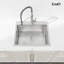 23" L Drop-in Single Bowl Stainless Steel Kitchen Sink with Basket Strainer-115336920