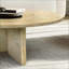 Table basse de salon en marbre doré et jaune naturel beige, appariement polyvalent et caractère unique-925035720