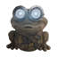 Sagebrook Home 12" Frog With Solar Goggles, Multi