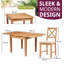 4 - Person Solid Oak Dining Set