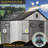 Storage Shed with double Lockable Doors and vent
