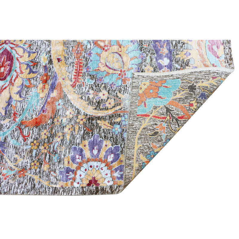 Tapis rectangulaire noué à la main, Rectangle 12 pi x 15 pi