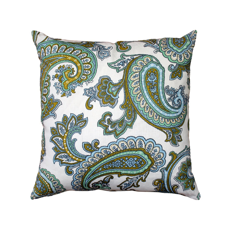 Coussin décoratif en lin Tuscany Paisley