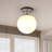 Statler Glass Semi Flush Mount-2010117113