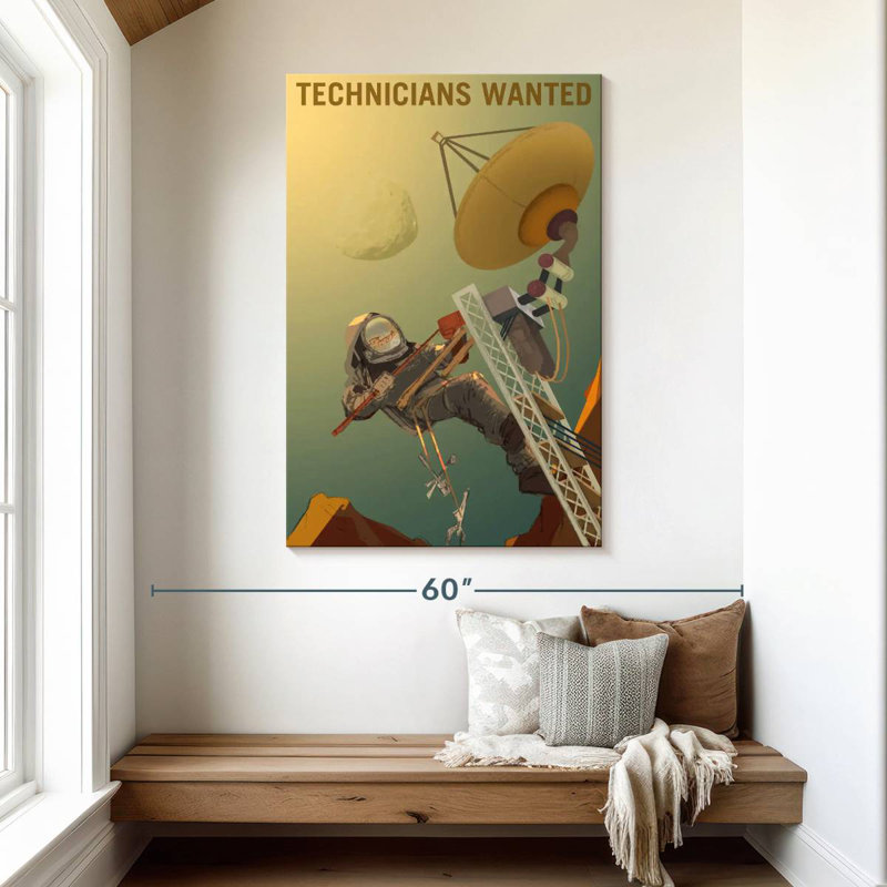 «Oberle Mars Explorers Wanted», affiche II, H 48 po x l 32 po