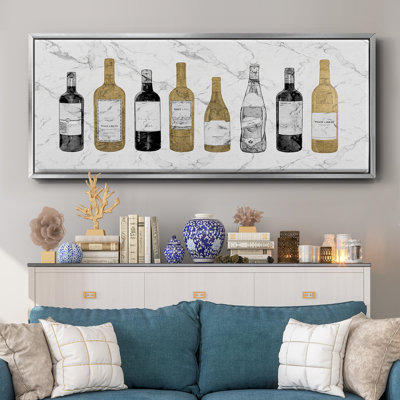 Glam Wine Bar - toile encadrée