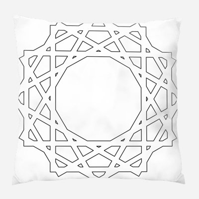 Patterns Throw Pillow