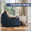 Compression Lazy canapé salon chambre canapé simple fauteuil en velours côtelé-2085062436