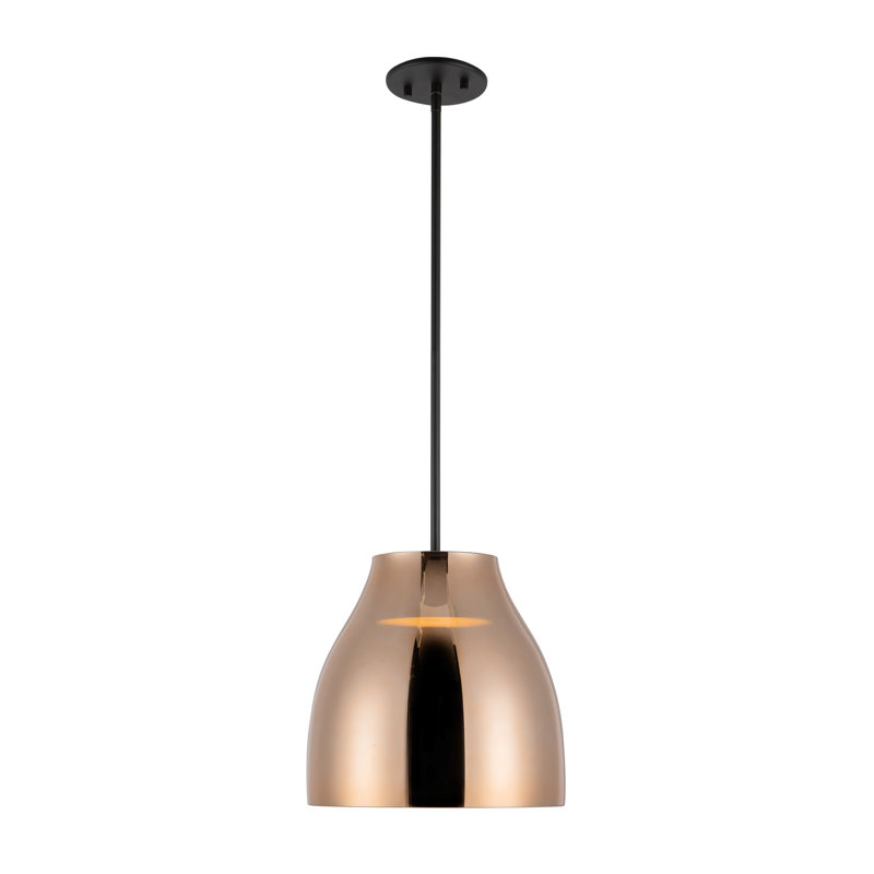 1 - Light LED Pendant, Copper