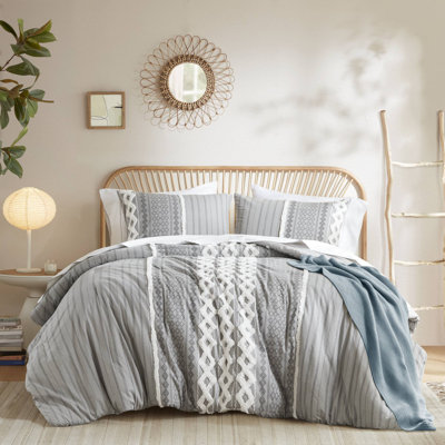 Imani Cotton Printed Duvet Cover Set