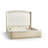 Water Upholstered Wingback Bed