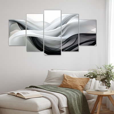 Ensemble de 5 impressions monochromes liquides