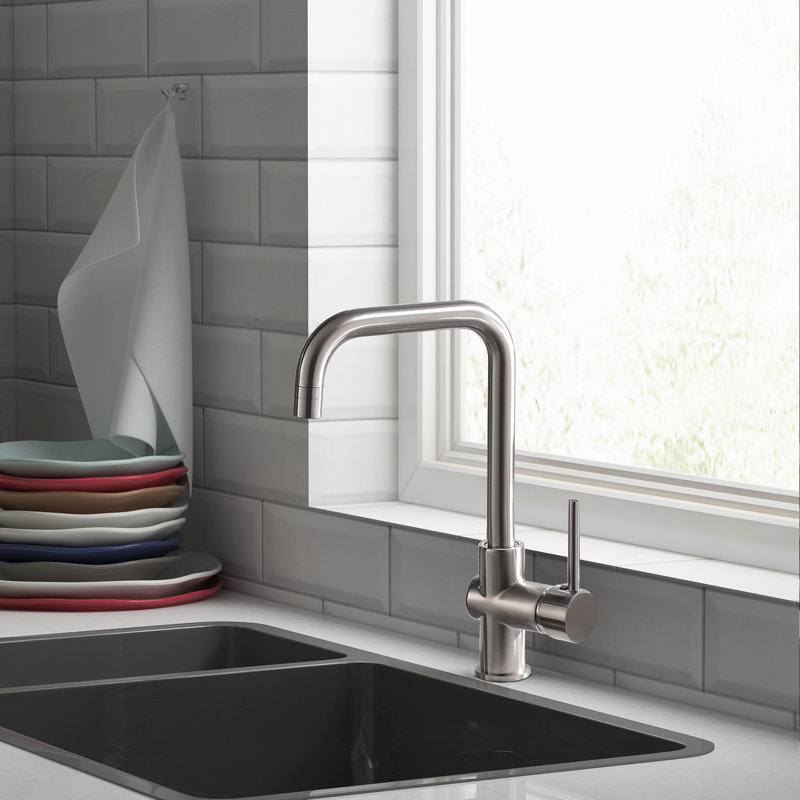 Clihome Kitchen Faucet, Nickel