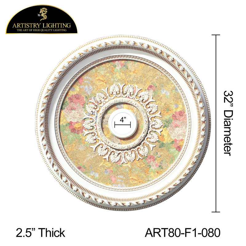 Médaillon rond rond