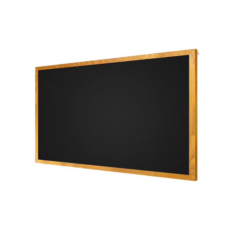 AARCO Black Chalkboard Solid Wood Chalkboard, 2' H x 3' W