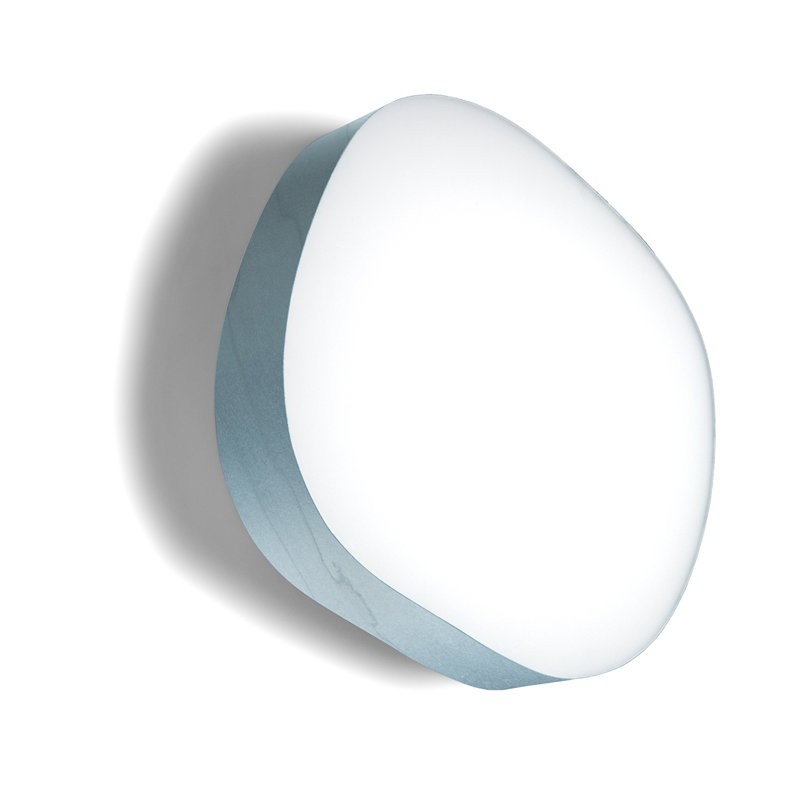 Guijarro LED Flush Mounted Sconce, 16.1" H x 14.9" W x 3.7" D, Sea Blue, 2700K LED