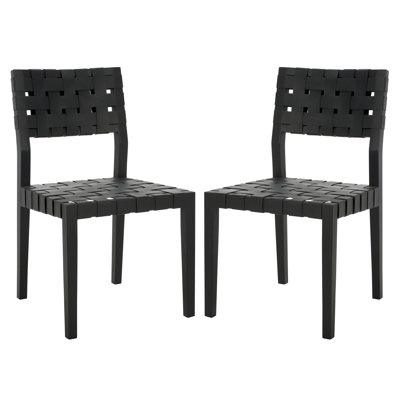 Genuine Leather Side Chair