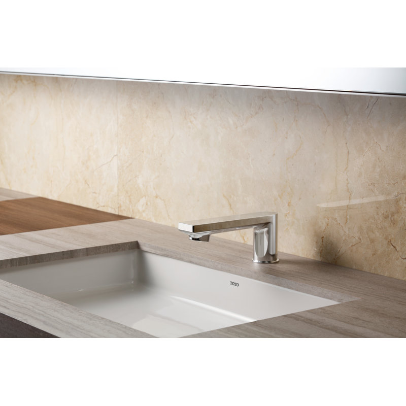 Robinet de salle de bain électronique à capteur tactile sans contact TOTO® Libella® ECOPower® 0,35 GPM avec robinet mélangeur thermostatique, chrome poli