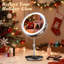Metal Round Floor Mirror