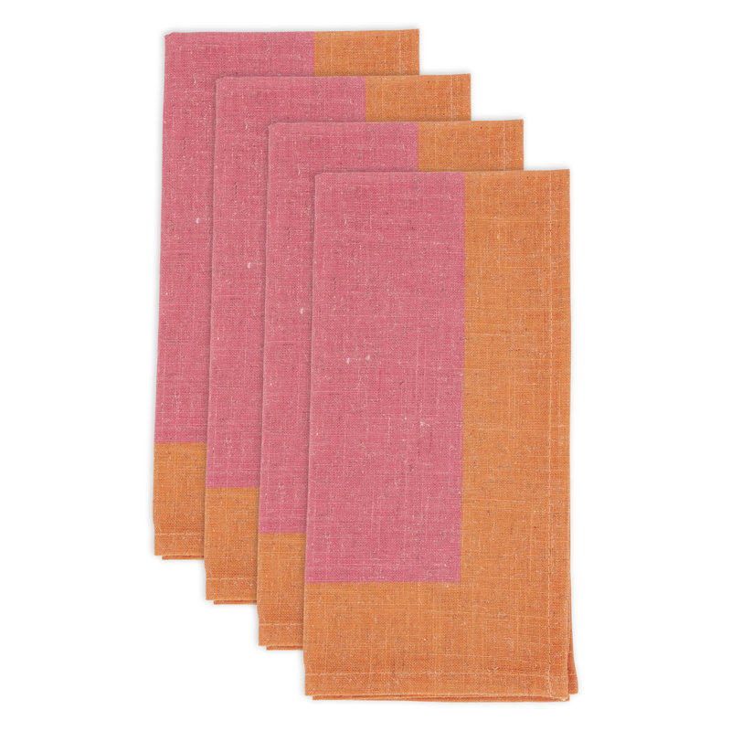 85% polyester, 15% lin, serviette rectangulaire sans motif