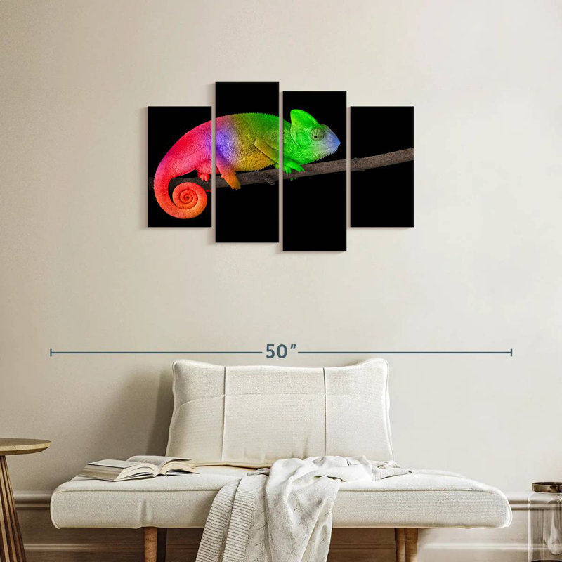 Brampt Rainbow Chameleon, 22'' H x 36'' W