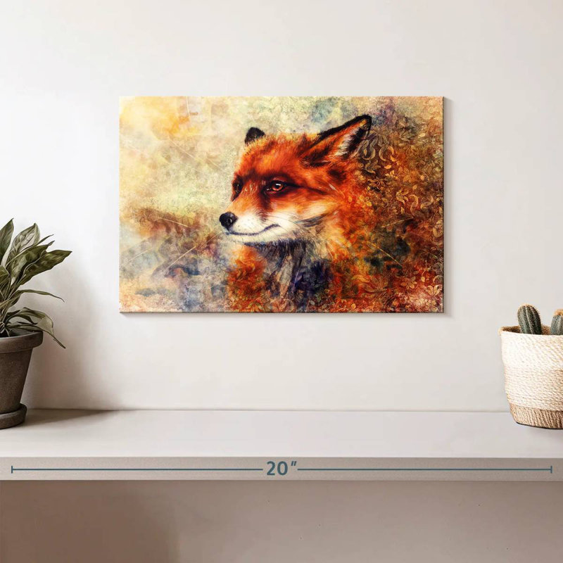 Brampt Fascinating Fox, 8" H x 12" W