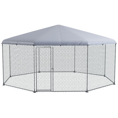 Large Metal Chicken Coop Chicken Run for Chicken -  Tucker Murphy Pet™, 67A52ECA6227445DAD149E5A9A0B8F00