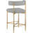 Klaas Upholstered Counter Stool with Metal Frame-88514430