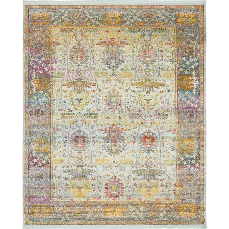 Oriental Indoor Rug, Rectangle 8'4" x 10'