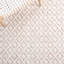Bushley Geometric Handmade Handwoven Wool Ivory / Red Area Rug-1927953981