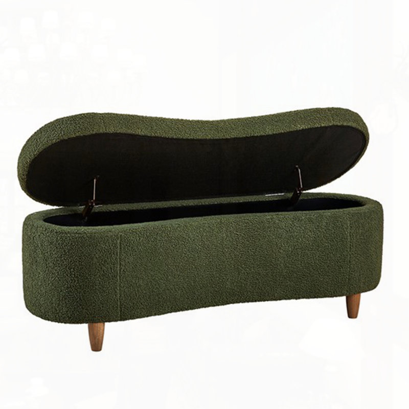Banc de rangement Boucle, Vert