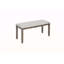 Ensemble de salle à manger de cuisine 6 pièces, table de salle à manger rectangulaire en bois avec 4 chaises rembourrées et un banc, ensemble de table de salle à manger pour 6 personnes, salon, bar et cuisine-1966886686