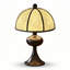 Petite lampe de table moderne en bois massif noir avec abat-jour en polyester pour le salon de la chambre à coucher, ampoule incluse-421436004-421436007