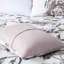 Édredon 100% simple avec motif floral mauve et drap - taupe et taies décoratives-119384045