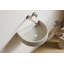 Lavabo en microciment de 18 po Eira, sans armoire, sans robinet, couleur beige-135653572